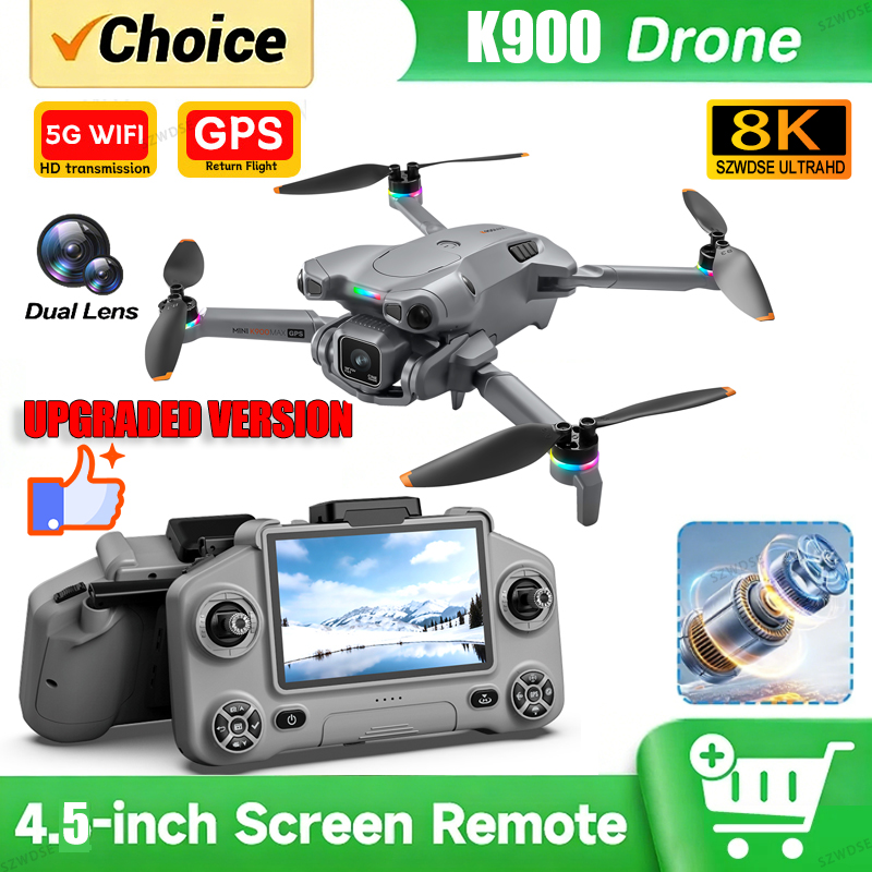 New K900 MAX GPS Drone with 4K - Drone Kit With Camera 评论和价格