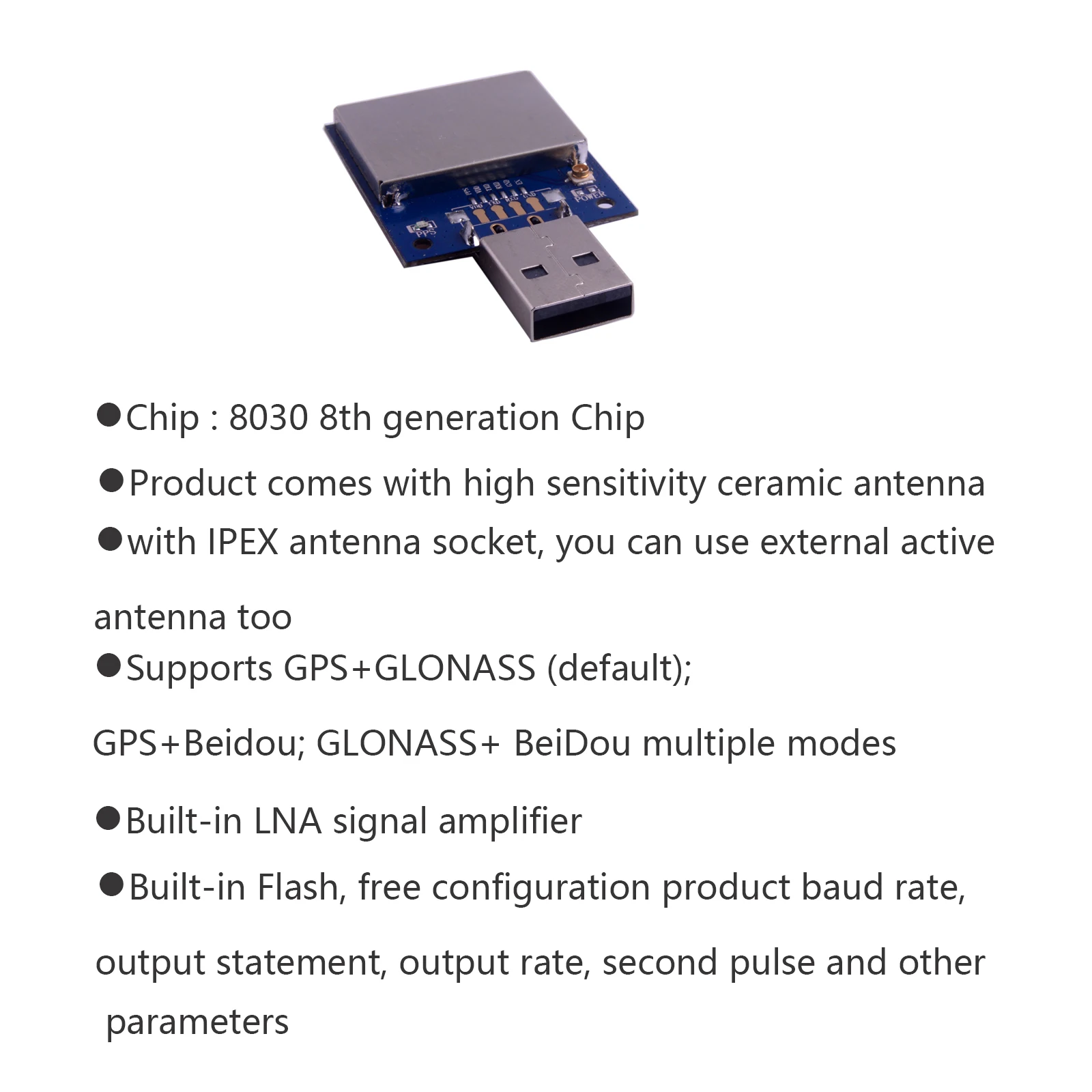 USB GPS Module M8N GPS Antenna - Drone Kit Hexacopter 评论和价格